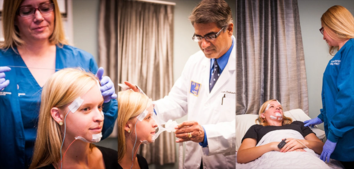 Dr.  Sairam Parthasarathy working with patients